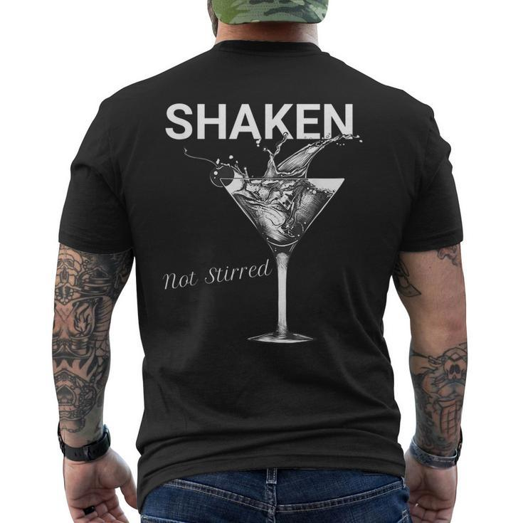 Shaken Not Stirred Men's Back Print T-shirt