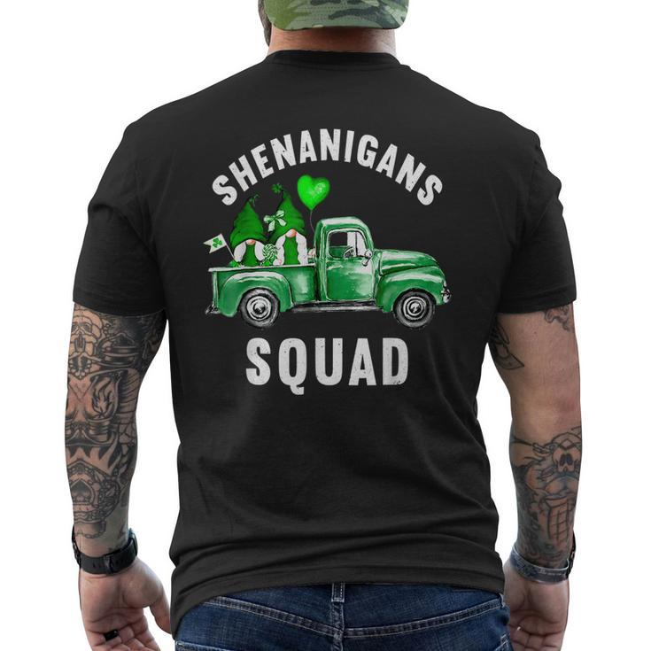 Shenanigans Squad Irish Gnomes Saint Patricks Day Men's T-shirt Back Print