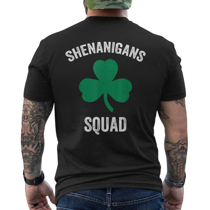 Shenanigans Squad St Patricks Day Matching Group Men's Back Print T-shirt