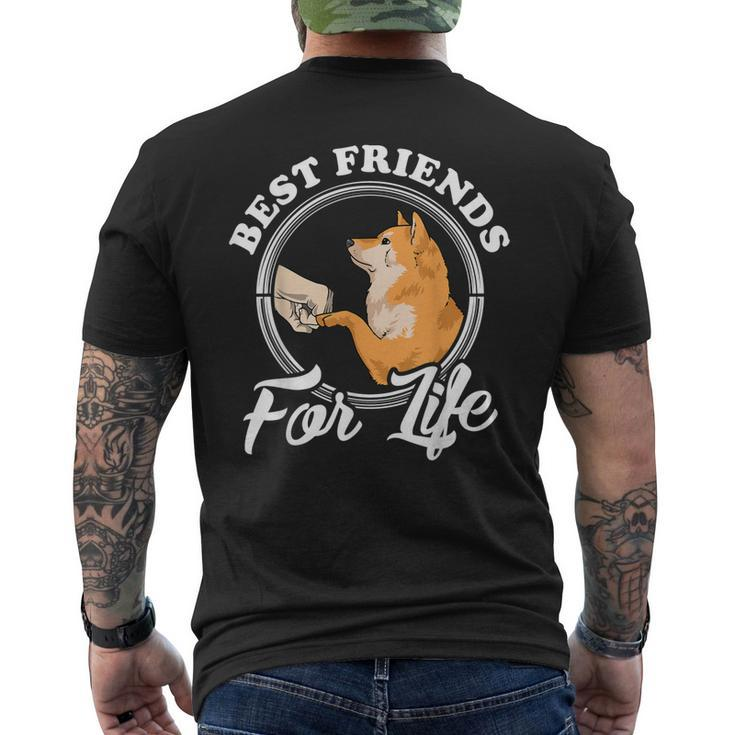 Shiba Inu Best Friends Shiba Inu Lovers Men's Back Print T-shirt
