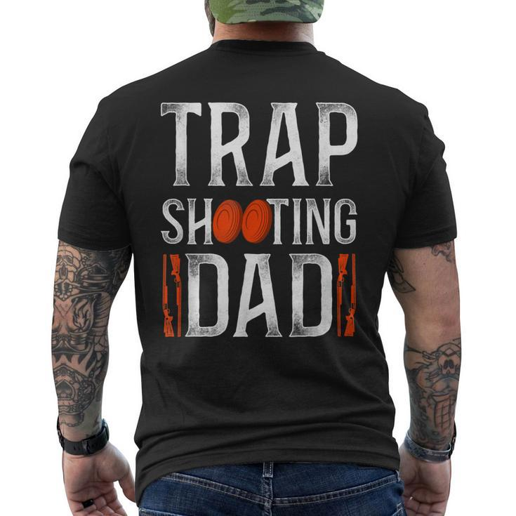 Shotgun Skeet Trap Clay Pigeon Shooting Dad Father Vintage Men's T-shirt Back Print