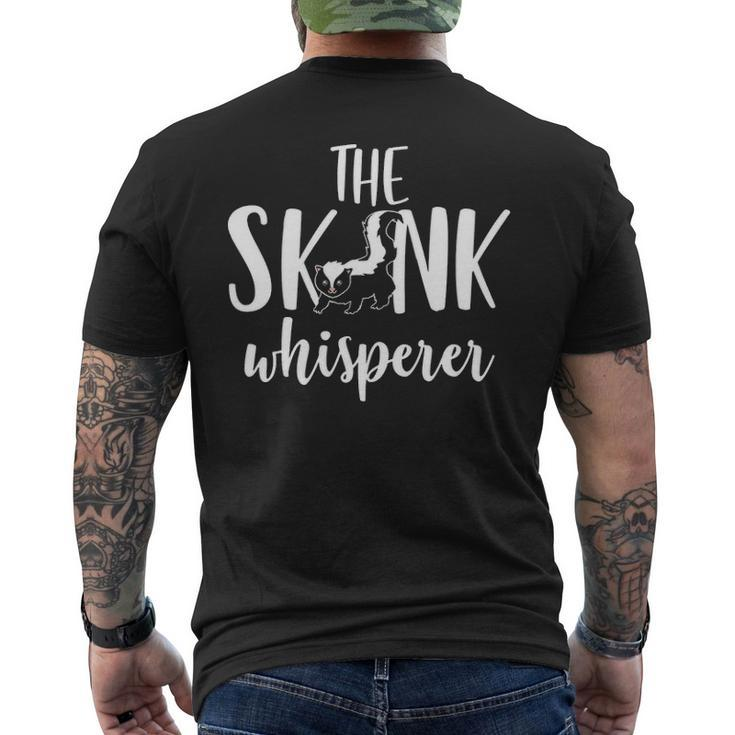 The Skunk Whisperer For Skunk Lovers Mm Men's T-shirt Back Print