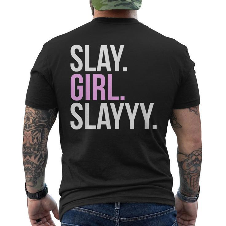 Slay Girl Slay T Men's Back Print T-shirt