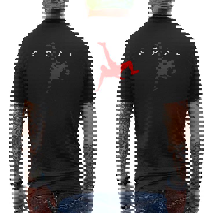 Soccer Apparel - Soccer Men's Back Print T-shirt