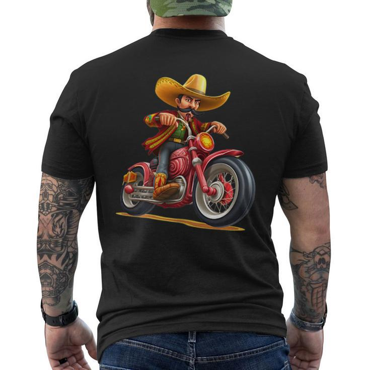 Sombrero Speedsters El Jefes Cinco De Mayo Fiesta Men's Back Print T-shirt