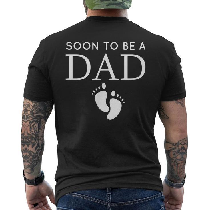 Soon To Be A Dad Unique FatherFor Would Be Daddy Men's T-shirt Back Print