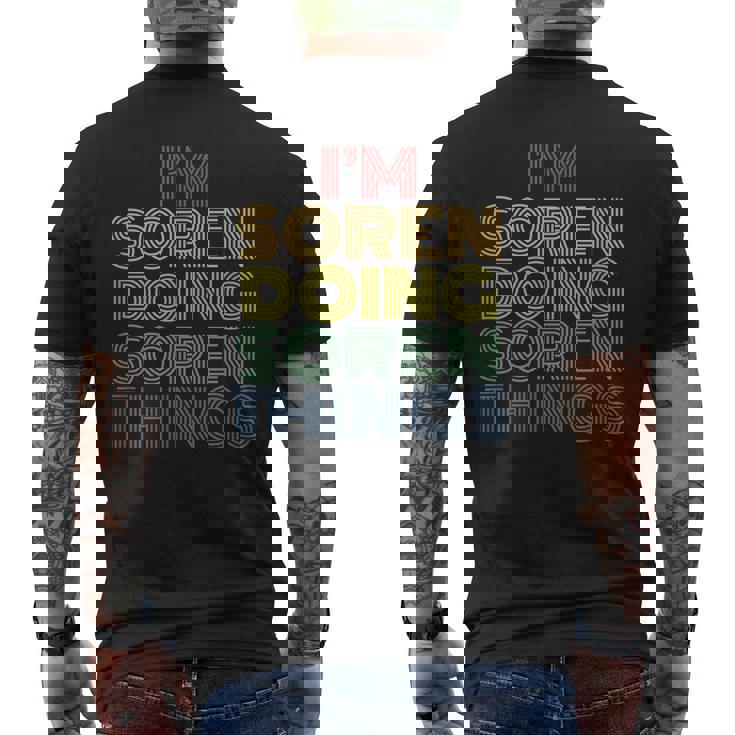 Im Soren Doing Soren Things Personalized Name Men's T-shirt Back Print