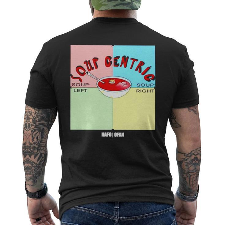 Soup Centric Nafo Men's Back Print T-shirt