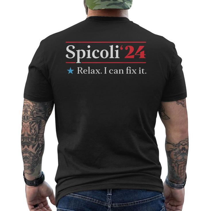 Spicoli 24 Spicoli 2024 Relax I Can Fix It Vintage Men's Back Print T-shirt