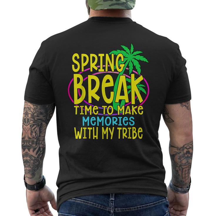 Spring Break Family Squad 2023 Retro Spring Break 2023 Men's T-shirt Back Print