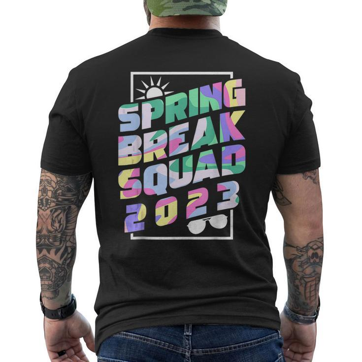 Spring Break Squad 2023 Vacation Trip Cousin Matching Team Men's Back Print T-shirt