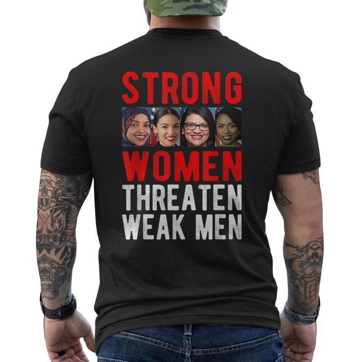 Squad Aoc Female Empowerment Feminist Message Men's Back Print T-shirt