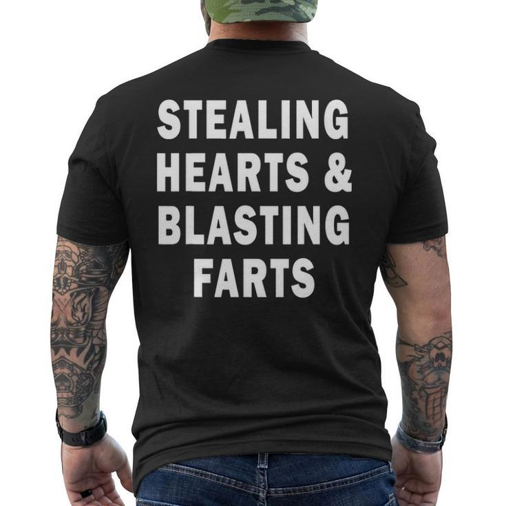 Stealing Hearts Blasting Farts V3 Men's T-shirt Back Print