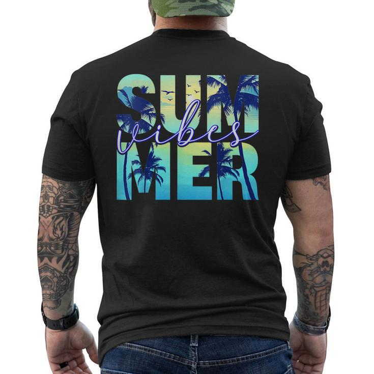 Summer Vibes Family Vacation Girlstrip Matching Group Men's Back Print T-shirt