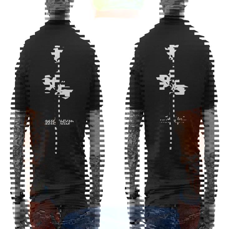 Sweetest Perfection - White Men's Back Print T-shirt