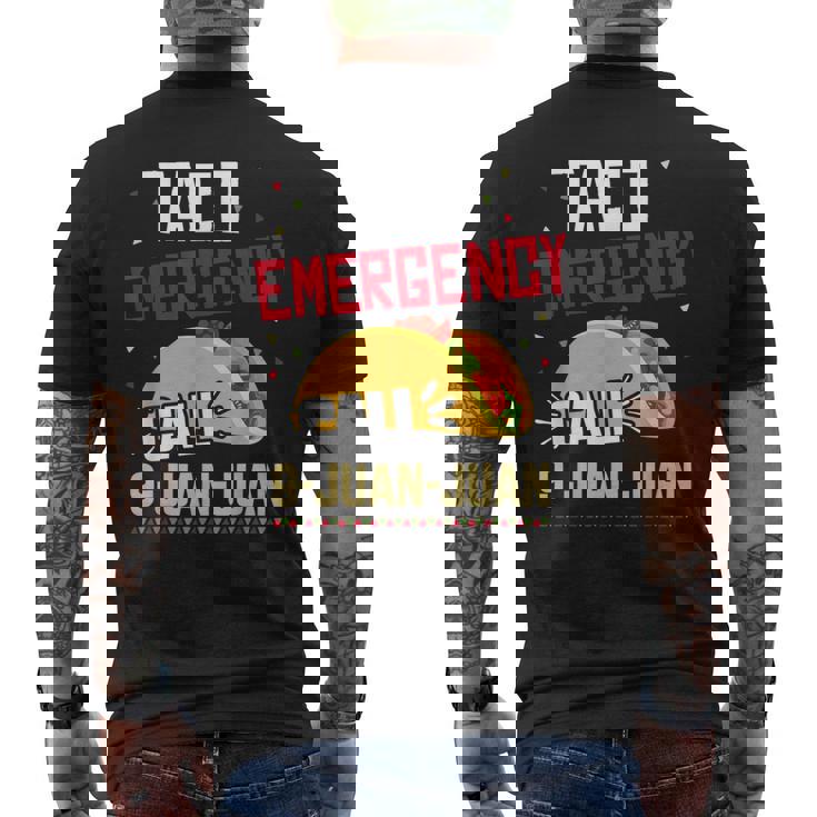 Taco Emergency Call 9 Juan Juan For Cinco De Mayo Men's Back Print T-shirt
