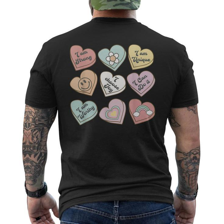 Mental Health Awareness Self Care Matters Kind Inspirational Men's Back Print T-shirt