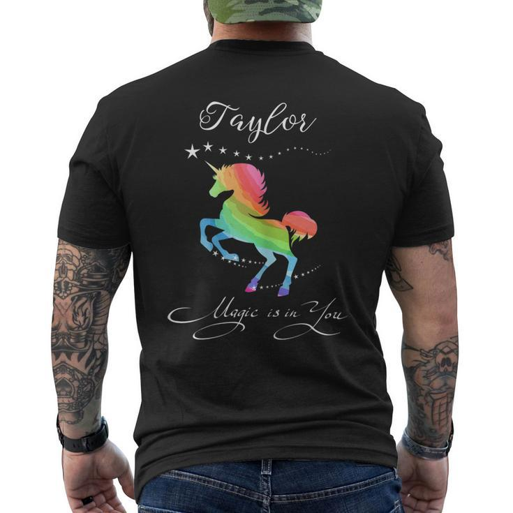 Taylor - Taylor Men's Back Print T-shirt