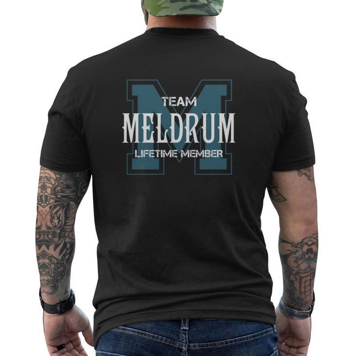 Team Meldrum Lifetime Member Men's T-shirt Back Print