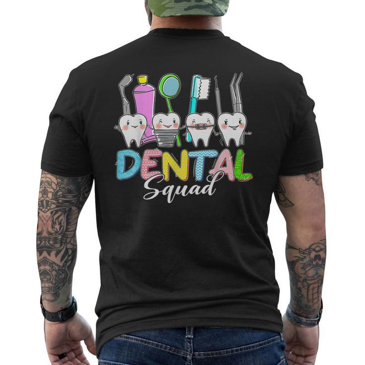 Th Dental Squad Dentist Happy Easter Day Men's Back Print T-shirt