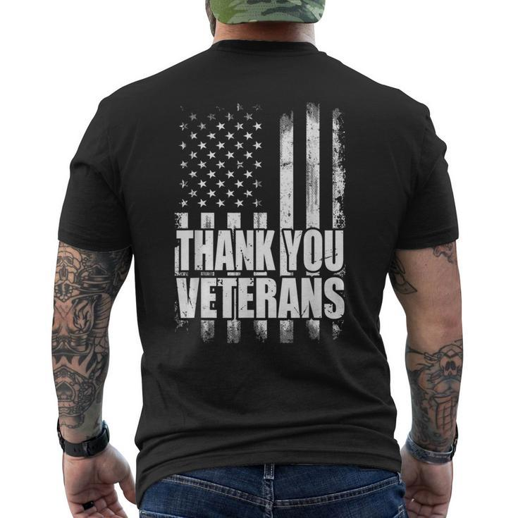 Thank You Veterans Veterans Thank You Veterans Day V2 Men's T-shirt Back Print