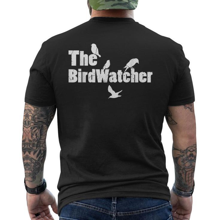 The Birdwatcher  Bird Watching Lovers Birding Men Dad Mens Back Print T-shirt
