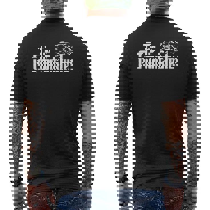 The Groomfather Father Of The Groom Wedding Bride Groom Gift For Mens Mens Back Print T-shirt