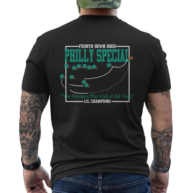 The Philly Special Greatest Play Call Of All Time Philadelphia Men's Crewneck Short Sleeve Back Print T-shirt