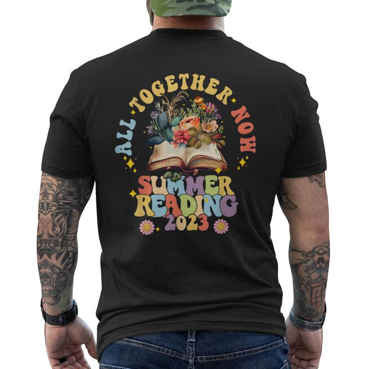 All Together Now Summer Reading 2023Summer Reading Programs Men's T-shirt Back Print