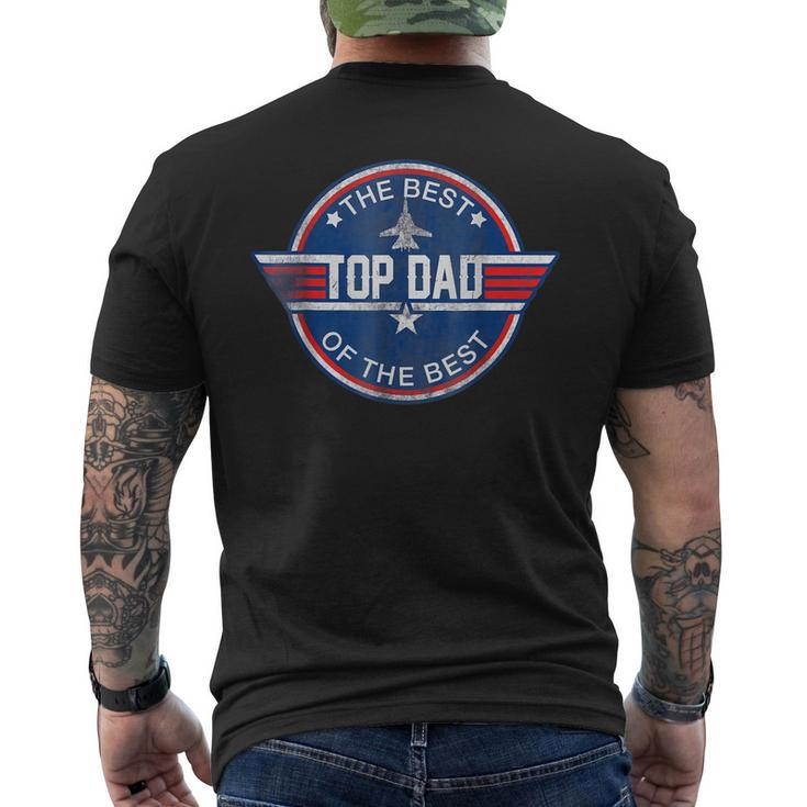 Top Dad The Best Of The Best Cool 80S 1980S Fathers Day Mens Back Print T-shirt