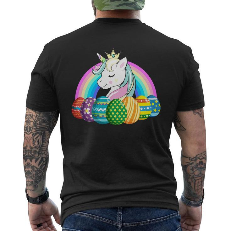 Unicorn Easter Eggs V2 Men's T-shirt Back Print