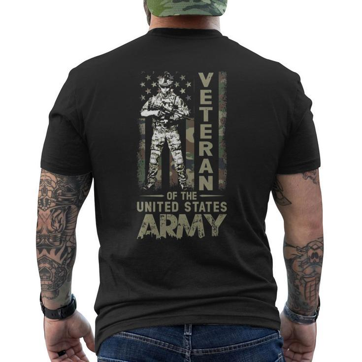 United States Army Veteran Veterans Day Men's Back Print T-shirt