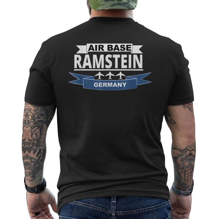 Us Air Base Ramstein Germany Us Air Force Men's T-shirt Back Print