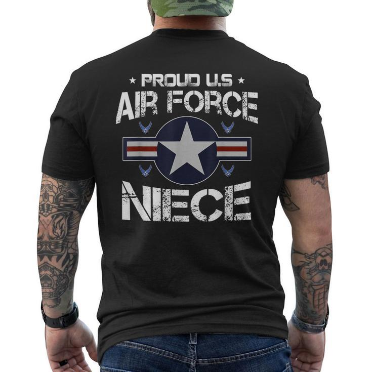 Us Air Force Proud Niece - Proud Air Force Niece Veteran Day Men's T-shirt Back Print