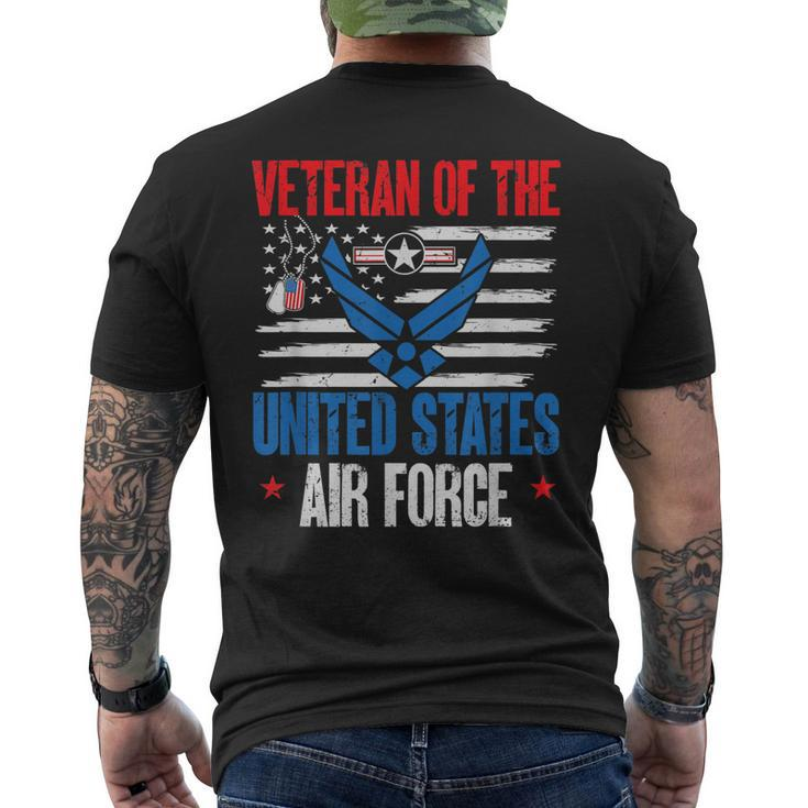 Us Air Force Veteran Veteran Of The United States Air Force V2 Men's T-shirt Back Print