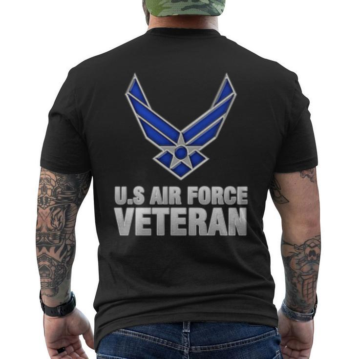 Us Air Force Veteran - Vintage Usaf Veteran Men's T-shirt Back Print