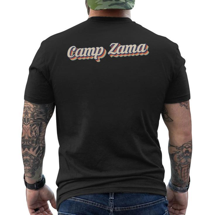 Us Army Camp Zama Japan Army Base Retro Men's T-shirt Back Print