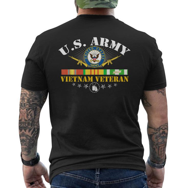 Us Army Vietnam Veteran Veteran Vietnam Army Men's T-shirt Back Print