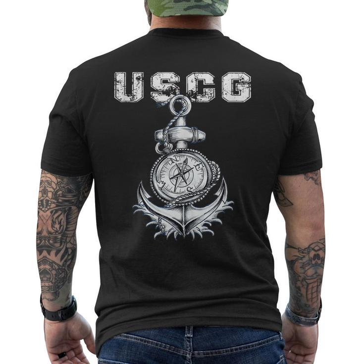US Coast Guard Original Uscg Vintage Veteran Men's T-shirt Back Print