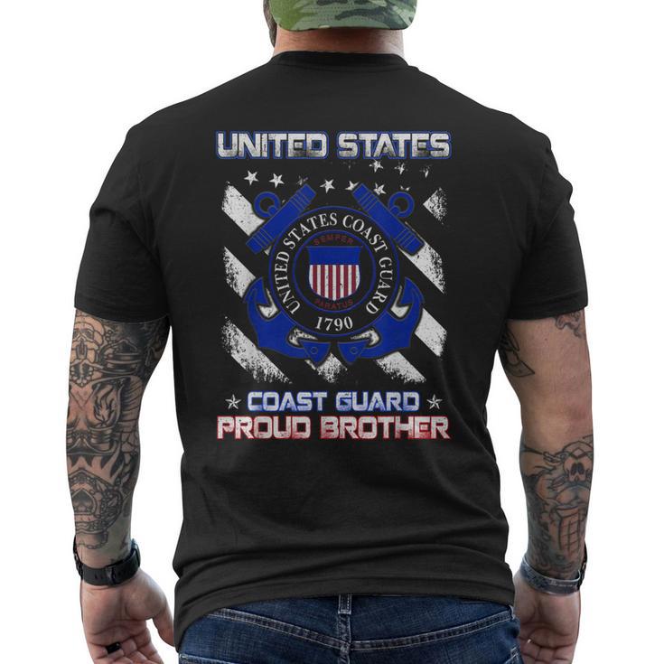 US Coast Guard Uscg Veteran Vintage Men's T-shirt Back Print | Seseable UK