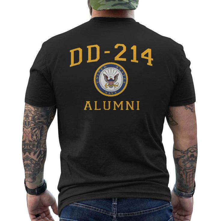 Us Navy Veteran Dd214 Alumni Dd214 Military Gift Mens Back Print T-shirt