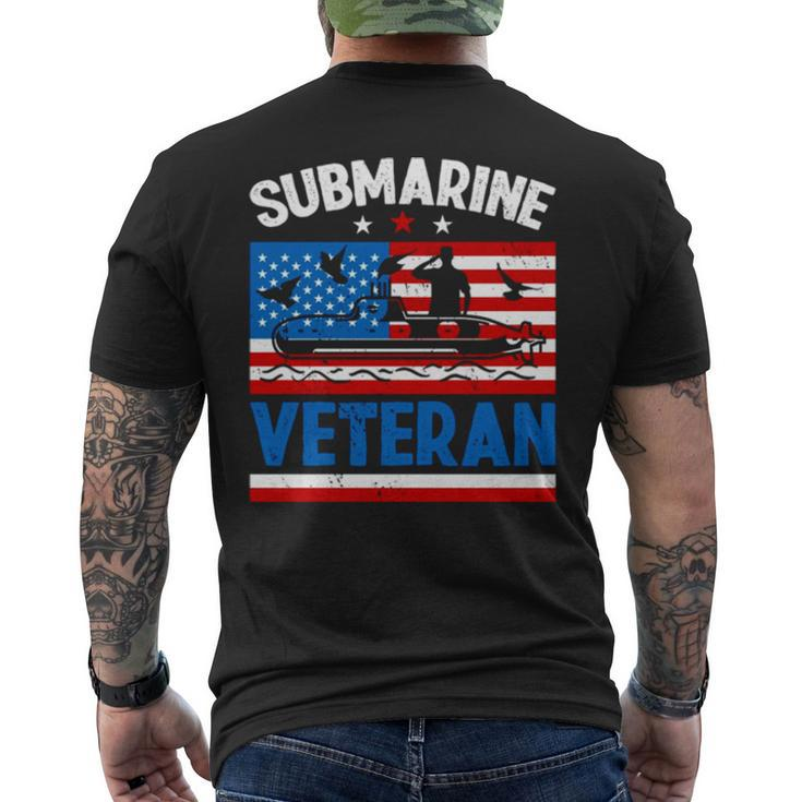 Us Submariner Veteran Submarine Day Men's Back Print T-shirt