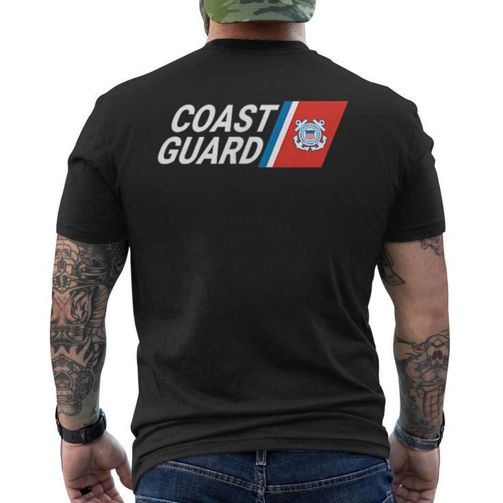 Us United States Coast Guard Armed Forces Defense Rescue Men's T-shirt Back Print