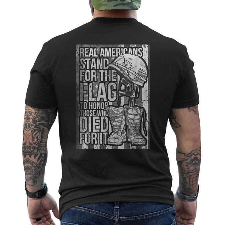 Us Veteran Veterans Day Us Patriot V3 Men's T-shirt Back Print
