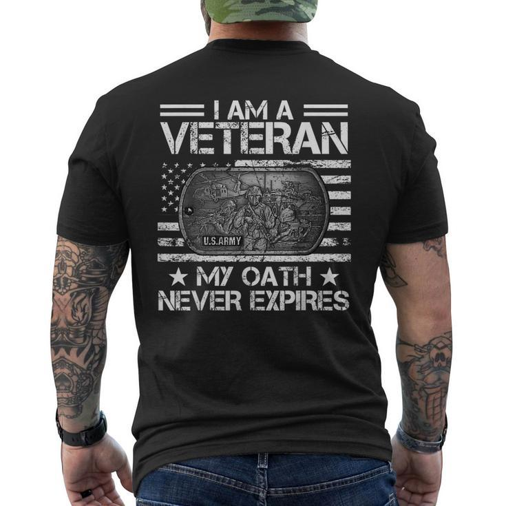 Usarmy Veteran For Veteran Day Idea Men's Back Print T-shirt
