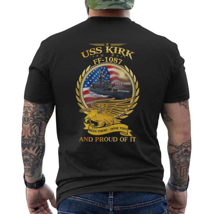 Uss Kirk Ff-1087 Men's T-shirt Back Print