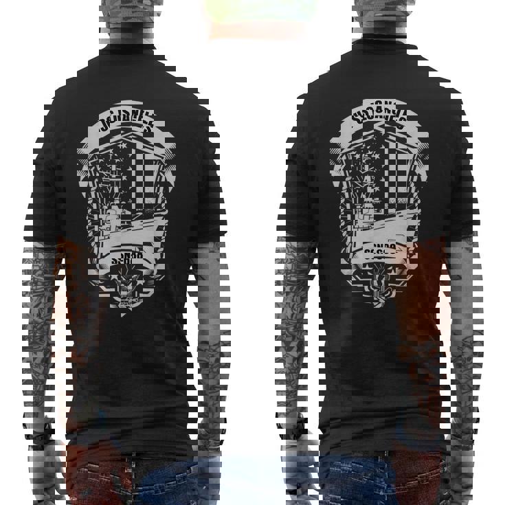 Uss Los Angeles Ssn-688 Men's T-shirt Back Print