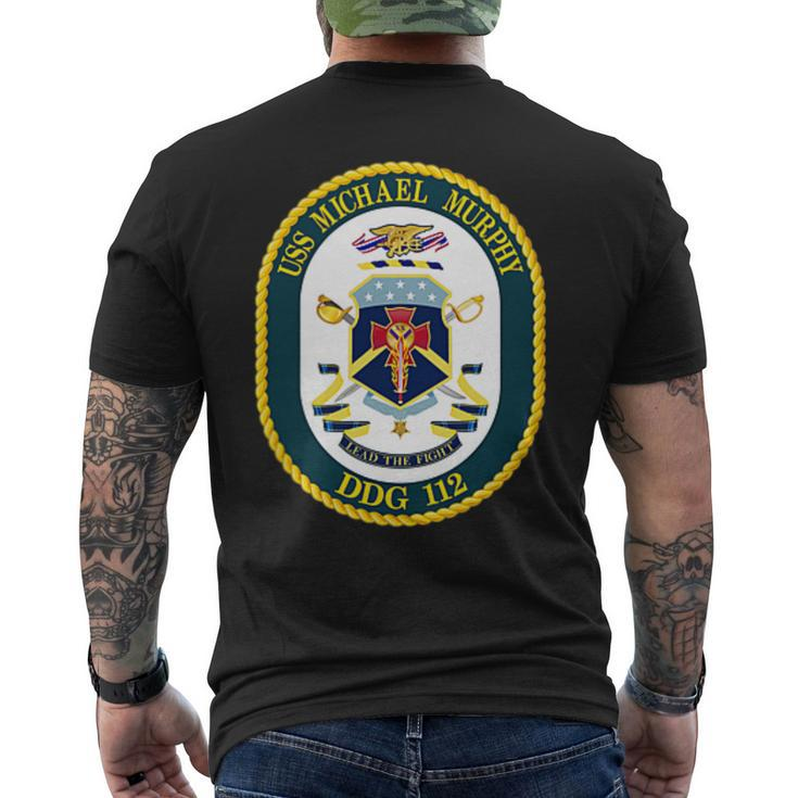 Uss Michael Murphy Ddg-112 Navy Destroyer Military Men's T-shirt Back Print
