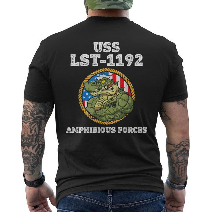Uss Spartanburg County Lst-1192 Amphibious Force Men's T-shirt Back Print