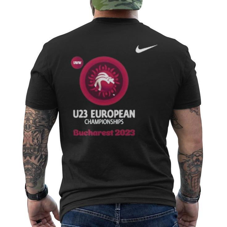 Uww U23 European Championships Bucharest Men's Back Print T-shirt